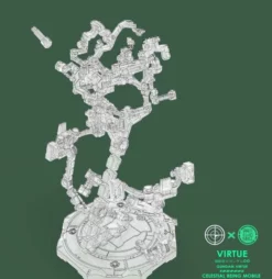 DOT Workshop Gundam 1/100 MG Gundam Virtue Armor Display Base Stand