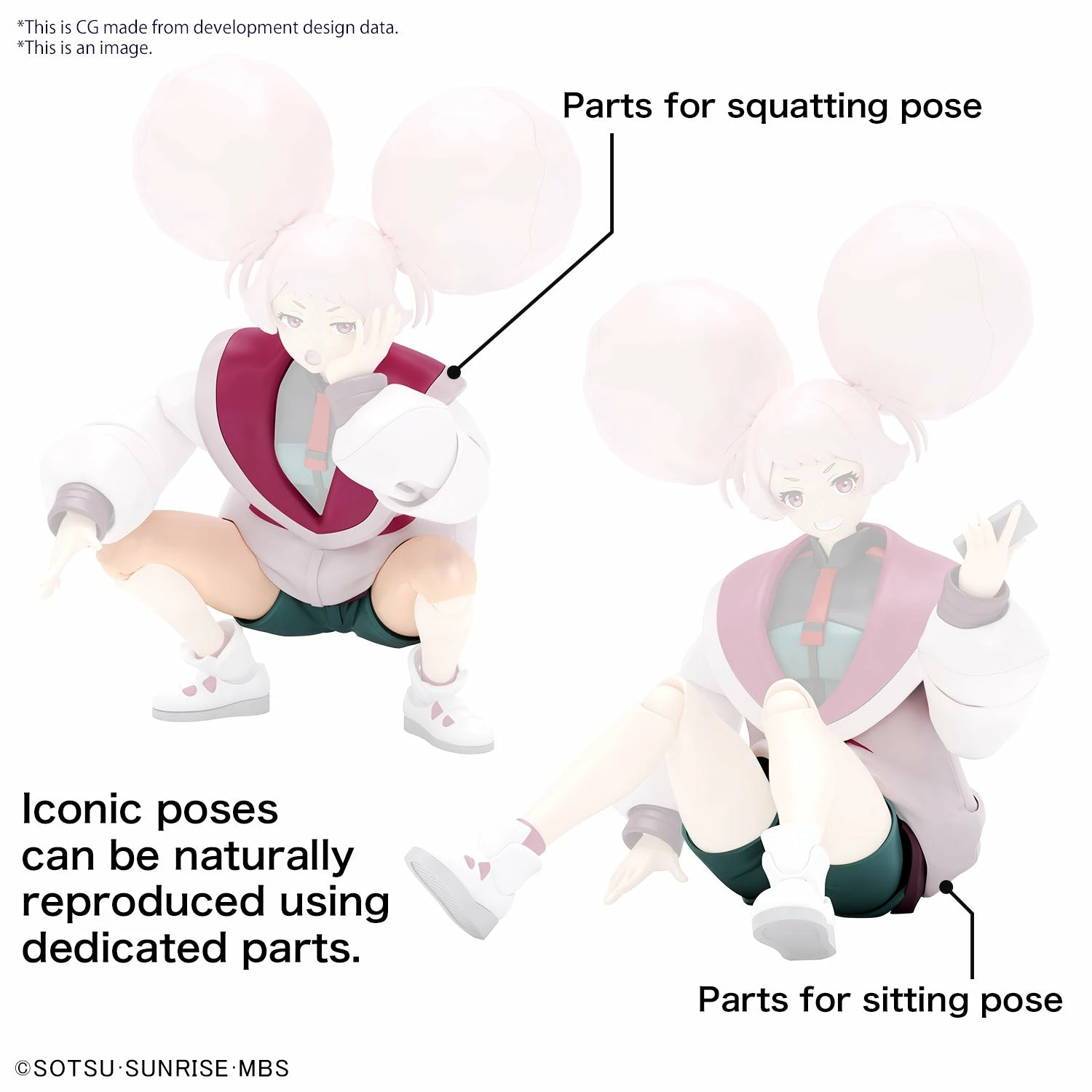 Bandai Figure-rise Standard Gundam The Witch From Mercury ChuChu (Chuatury Panlunch) Model Kit 5 Bandai Figure-rise Standard Gundam The Witch From Mercury ChuChu (Chuatury Panlunch) Model Kit - Image 5