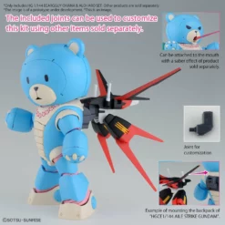 Bandai Gundam 1/144 HGBM #XX Beargguy Ohana & AloHalo Set Model Kit -Bandai Sales hg beargguy aroharo 05 en