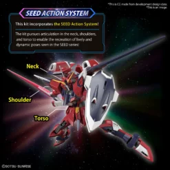 Bandai Gundam 1/144 Seed Freedom #XX STTS-808 Immortal Justice Gundam Model Kit 12 Bandai Gundam 1/144 Seed Freedom #XX STTS-808 Immortal Justice Gundam Model Kit -Bandai Sales hg immortal justice gundam 03 en