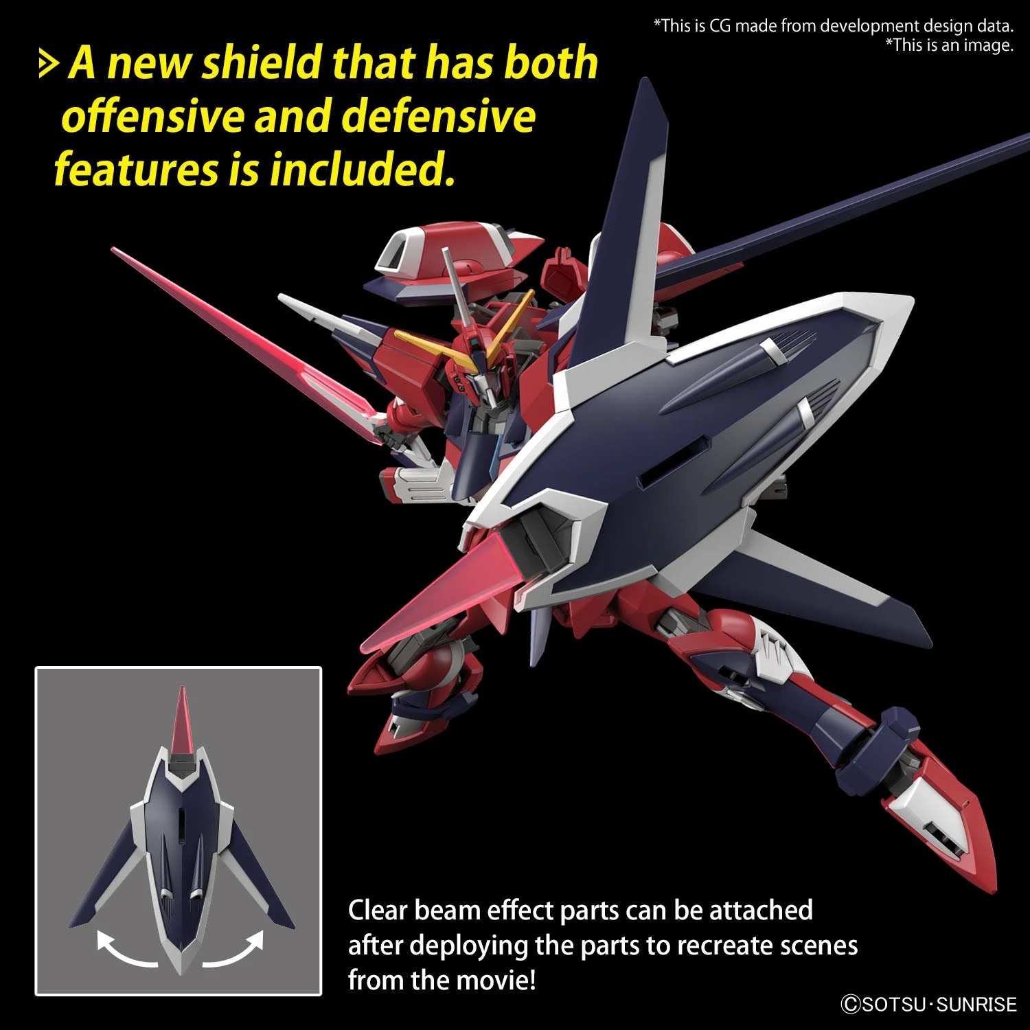 Bandai Gundam 1/144 Seed Freedom #XX STTS-808 Immortal Justice Gundam Model Kit 5 Bandai Gundam 1/144 Seed Freedom #XX STTS-808 Immortal Justice Gundam Model Kit - Image 5