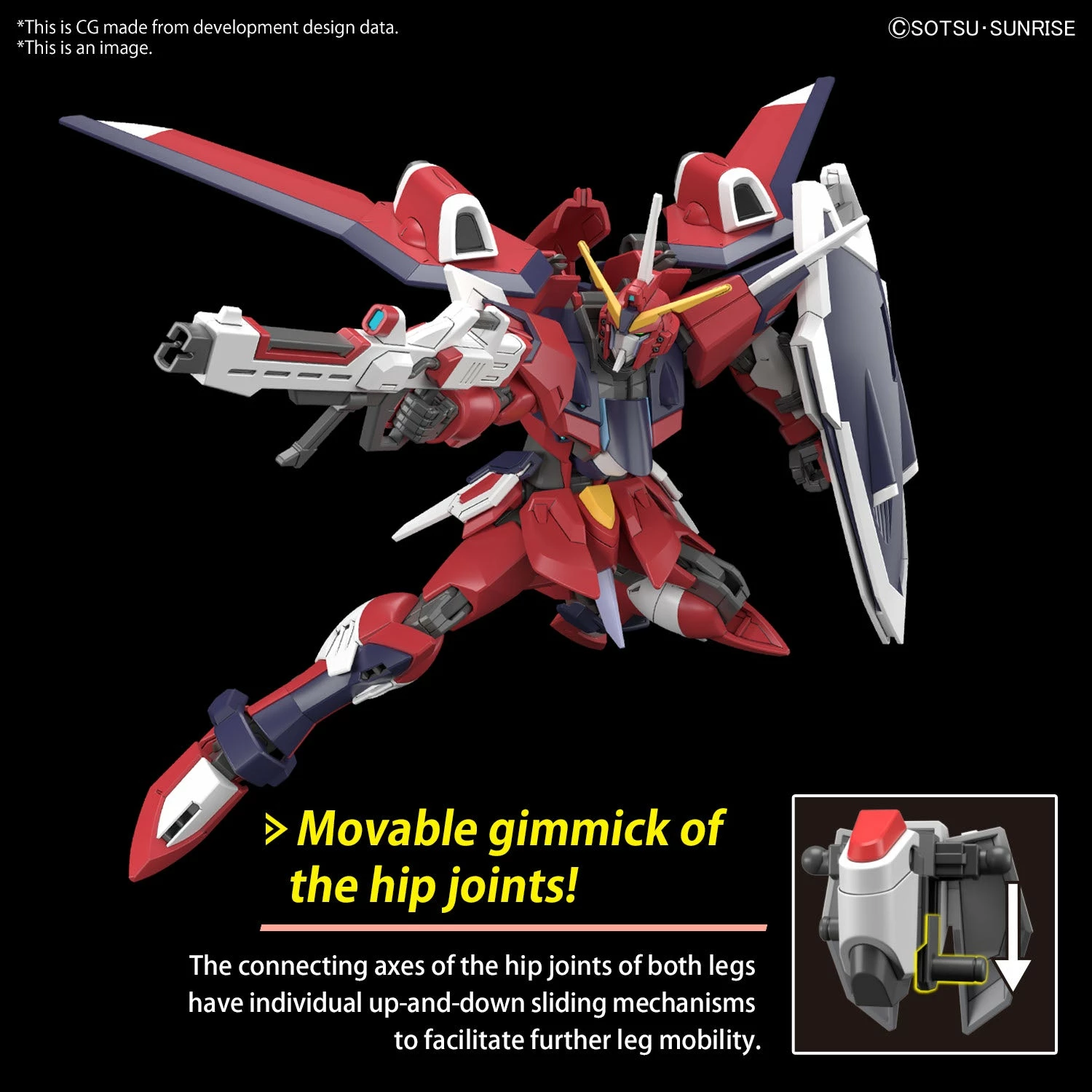Bandai Gundam 1/144 Seed Freedom #XX STTS-808 Immortal Justice Gundam Model Kit 8 Bandai Gundam 1/144 Seed Freedom #XX STTS-808 Immortal Justice Gundam Model Kit - Image 8