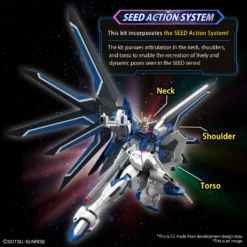 Bandai Gundam 1/144 Seed Freedom #XX STTS-909 Rising Freedom Gundam Model Kit 13 Bandai Gundam 1/144 Seed Freedom #XX STTS-909 Rising Freedom Gundam Model Kit -Bandai Sales hg rising freedom gundam 03 en